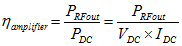 Efficiency of Microwave Devices